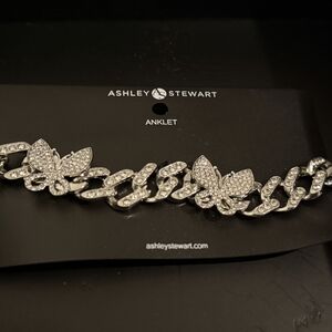 Ashley Stewart Silver Butterfly Bracelet